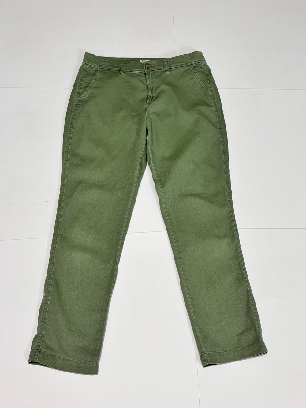 J Crew green pants size 2